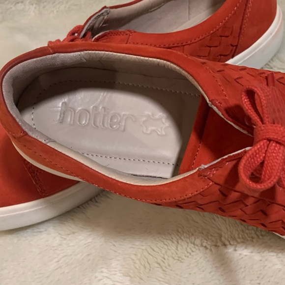Hotter “Brooke” red leather sneakers size 11 - Picture 7 of 8